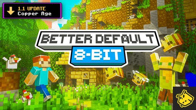 8-bit Better Default Textures - Copper Age key art