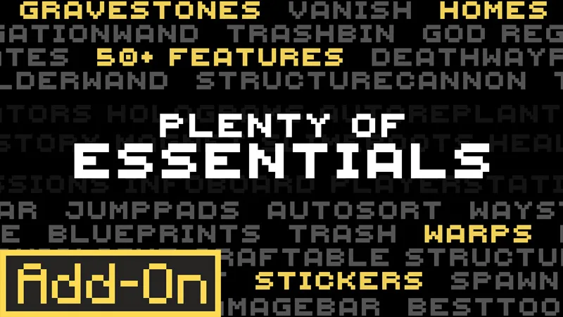 Plenty Of Essentials v1.0.0 Add-On key art