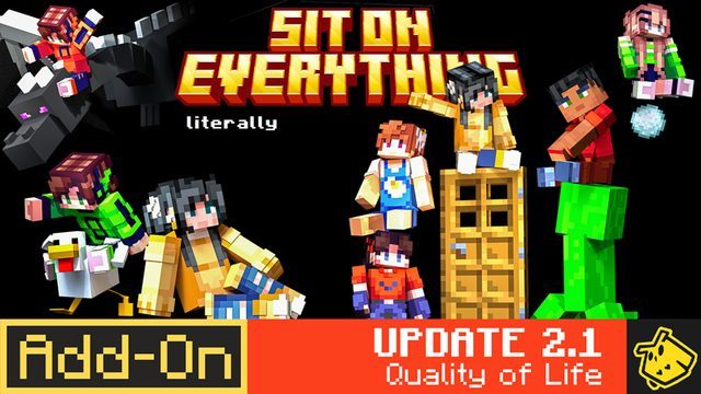 Sit On Everything 2.1.0 Add-on key art