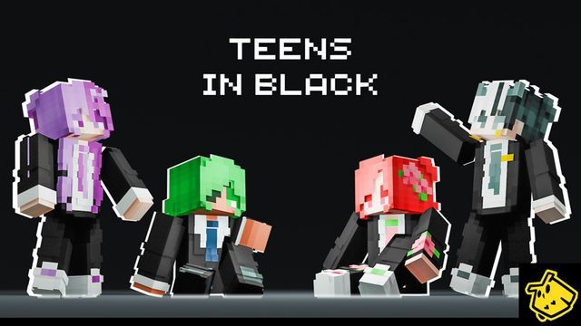 Teens in Black key art